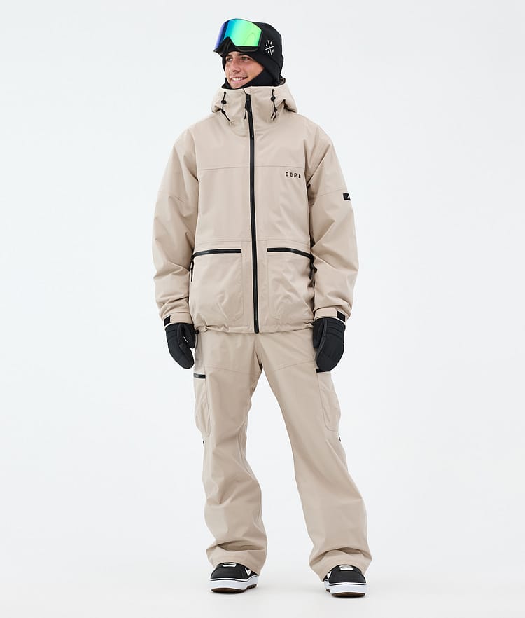 Vertex Snowboard Jacket Men Sand, Image 2 of 8