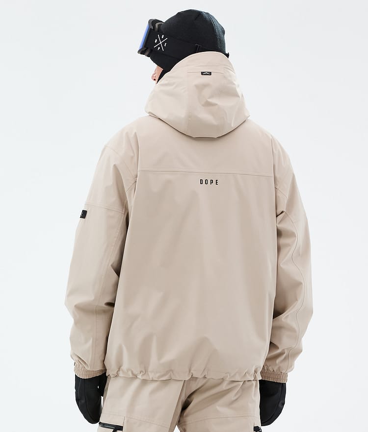 Vertex Ski Jacket Men Sand, Image 6 of 8