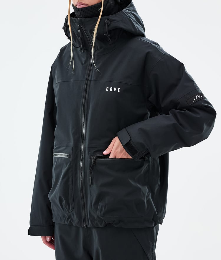 Vertex W Snowboard Jacket Women Black, Image 7 of 8