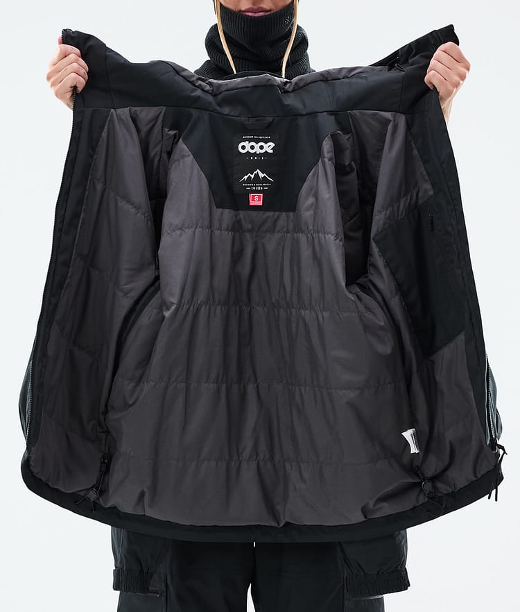 Vertex W Snowboard Jacket Women Black, Image 8 of 8