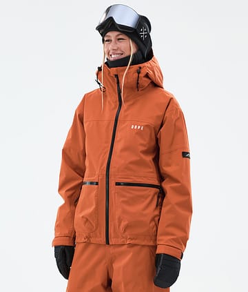 Vertex W Ski Jacket Women Burned Orange