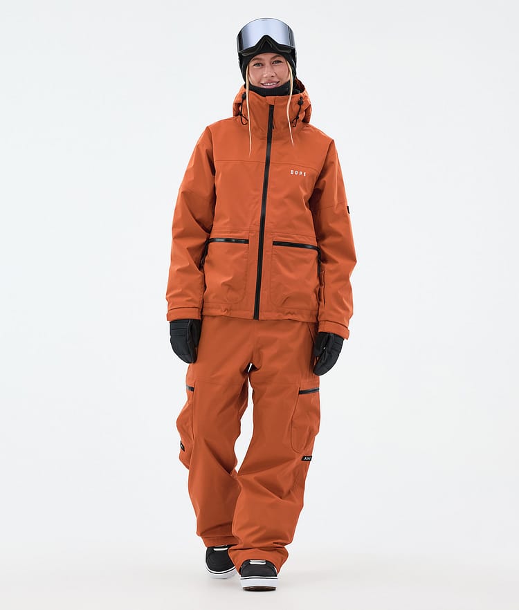 Vertex W Snowboard Jacket Women Burned Orange, Image 2 of 8