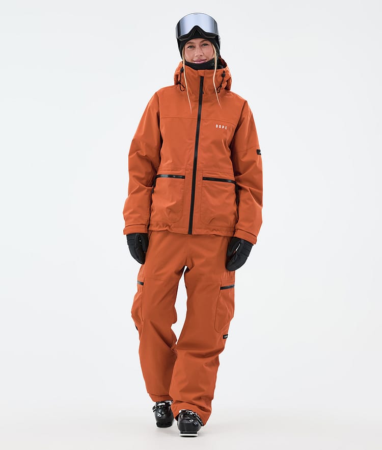 Vertex W Ski Jacket Women Burned Orange, Image 2 of 8