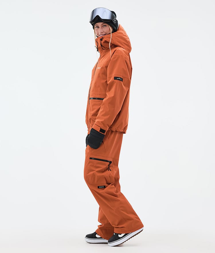 Vertex W Snowboard Jacket Women Burned Orange, Image 3 of 8
