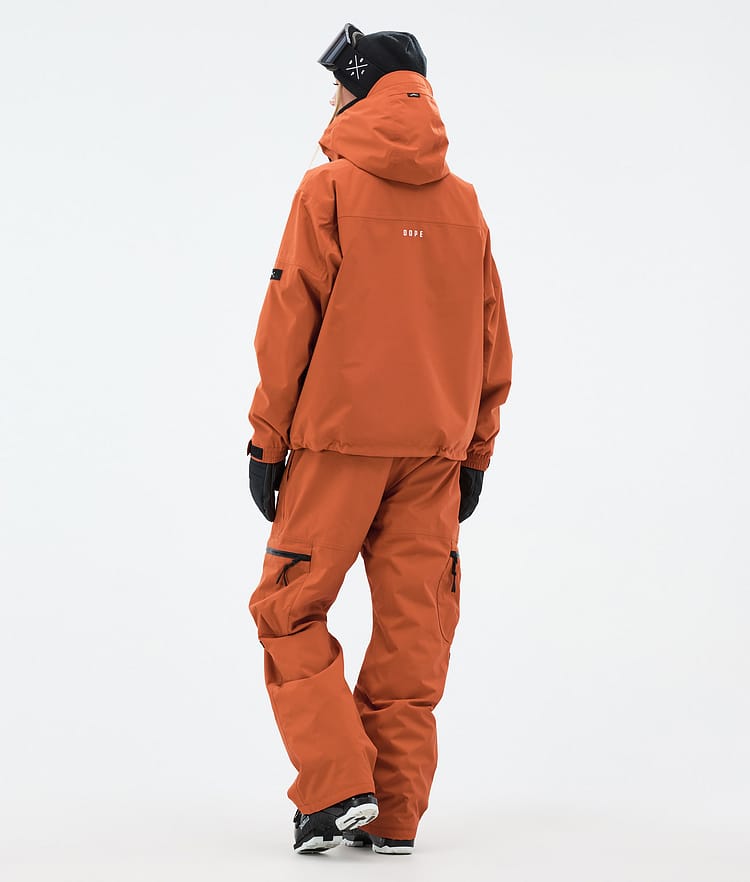 Vertex W Ski Jacket Women Burned Orange, Image 4 of 8