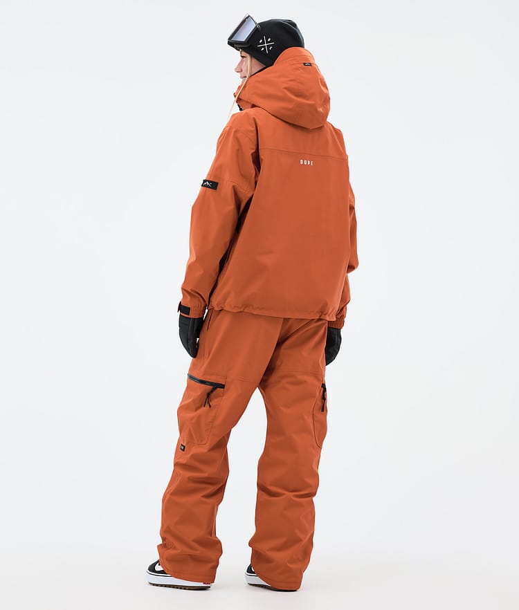 Vertex W Snowboard Jacket Women Burned Orange, Image 4 of 8