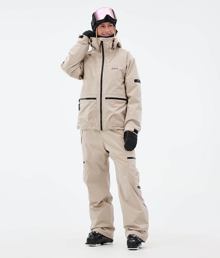 Vertex W Ski Jacket Women Sand, Image 2 of 8