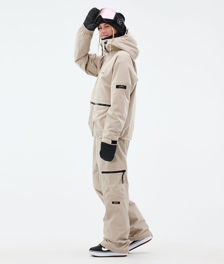 Vertex W Snowboard Jacket Women Sand, Image 3 of 8