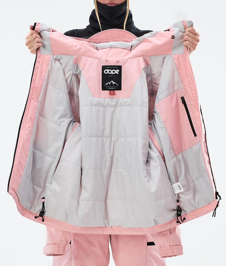 Vertex W Snowboard Jacket Women Soft Pink, Image 8 of 8