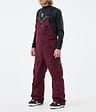 Vertex 25 Pantaloni Snowboard Uomo Burgundy