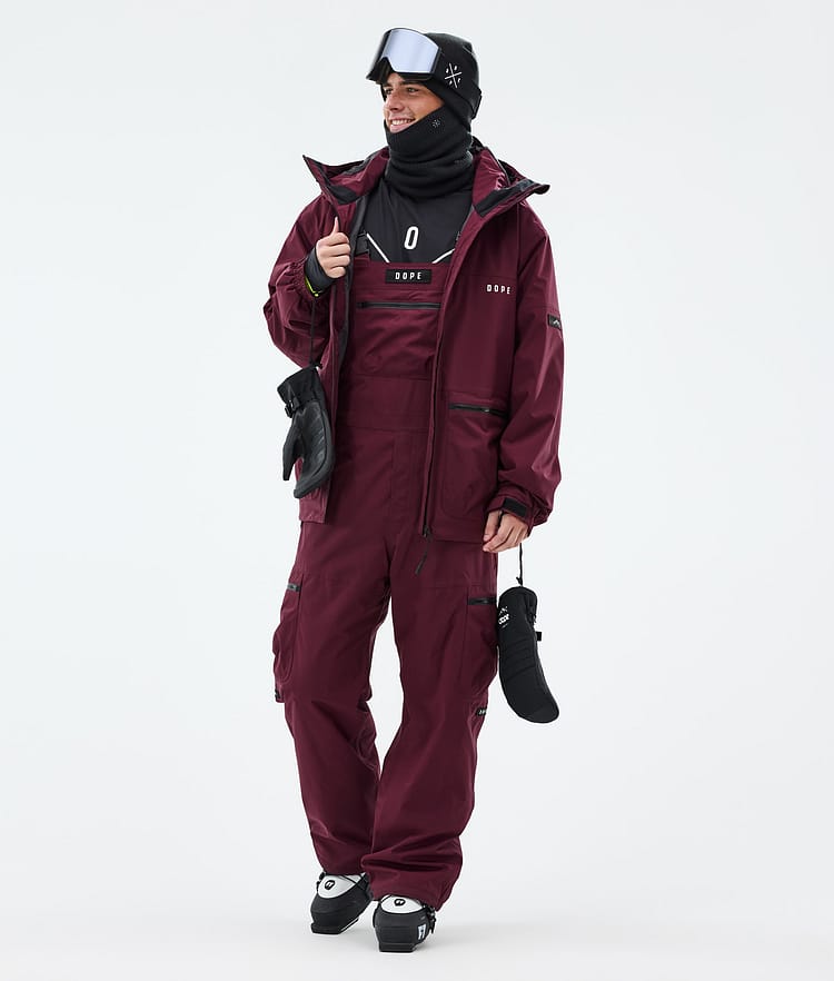 Vertex Ski Pants Men Burgundy, Image 2 of 7