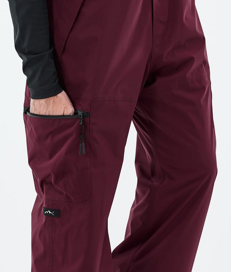 Vertex Ski Pants Men Burgundy, Image 7 of 7