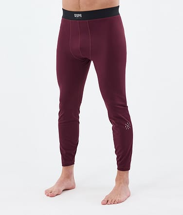 Snuggle Legginsy Termoaktywne Mężczyźni 2X-Up Burgundy