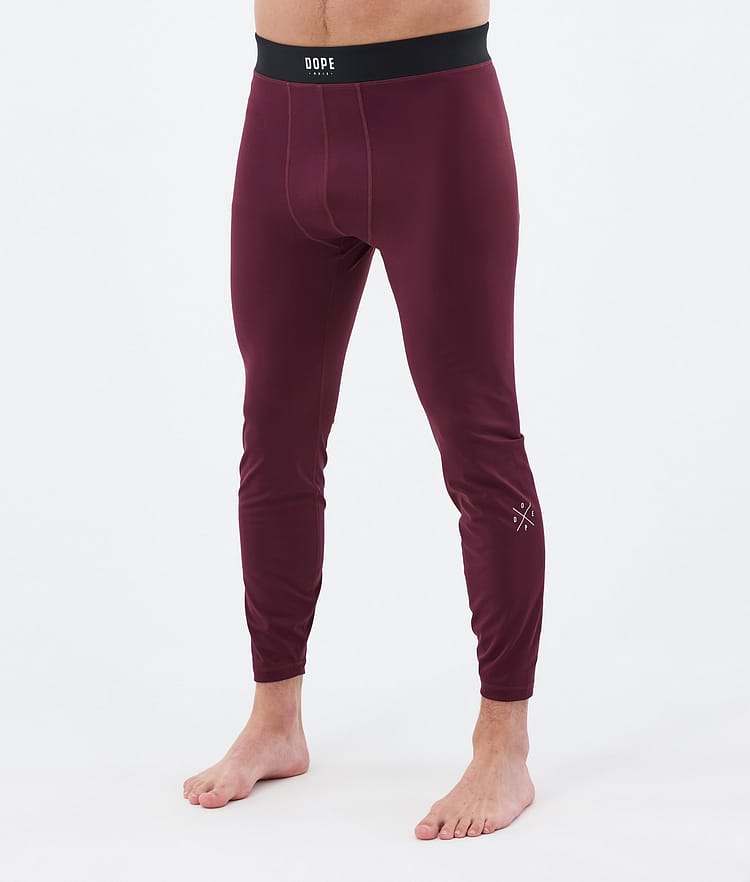 Snuggle Legginsy Termoaktywne Mężczyźni 2X-Up Burgundy, Zdjęcie 1 z 7