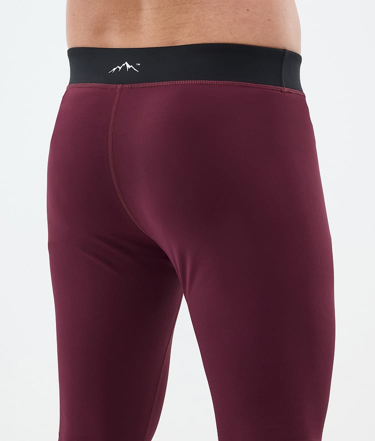 Snuggle Legginsy Termoaktywne Mężczyźni 2X-Up Burgundy, Zdjęcie 6 z 7