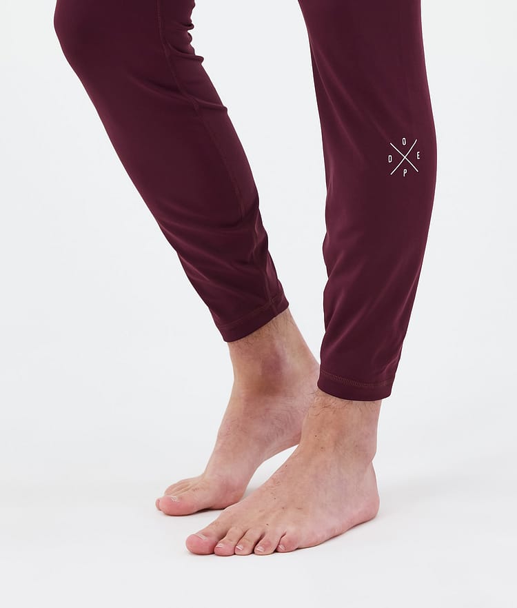 Snuggle Legginsy Termoaktywne Mężczyźni 2X-Up Burgundy, Zdjęcie 7 z 7