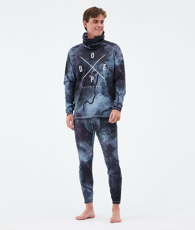 Snuggle Legginsy Termoaktywne Mężczyźni 2X-Up Jungle Purple, Zdjęcie 3 z 7