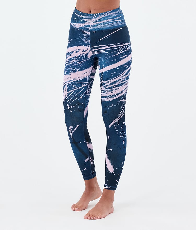 Snuggle W Base Layer Pant Women 2X-Up Carvings Pink, Image 1 of 7