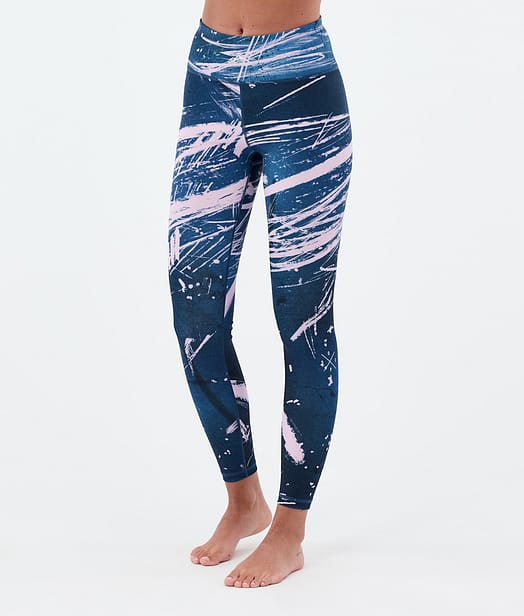 Snuggle W Base Layer Pant Women 2X-Up Carvings Pink