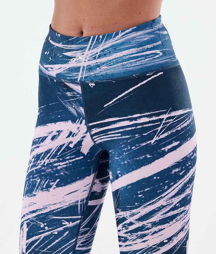 Snuggle W Base Layer Pant Women 2X-Up Carvings Pink, Image 5 of 7