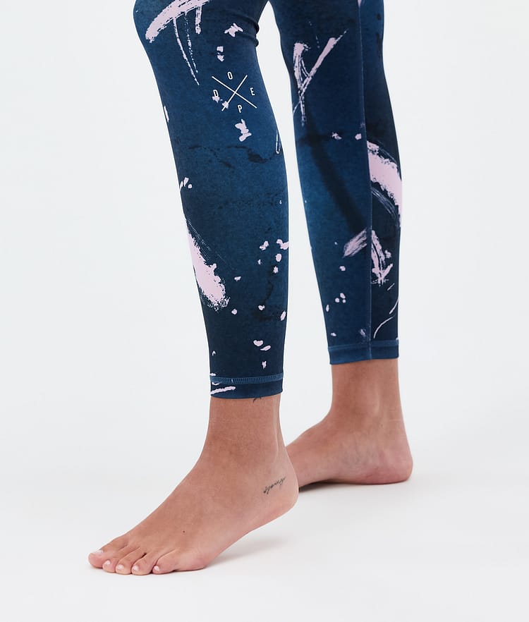 Snuggle W Base Layer Pant Women 2X-Up Carvings Pink, Image 7 of 7