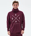 Snuggle Top Termiczny Mężczyźni 2X-Up Burgundy