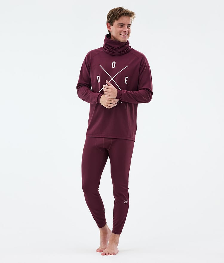 Snuggle Top Termiczny Mężczyźni 2X-Up Burgundy, Zdjęcie 3 z 7