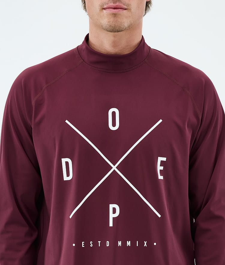 Snuggle Basislaag Top Heren 2X-Up Burgundy, Image 6 of 7