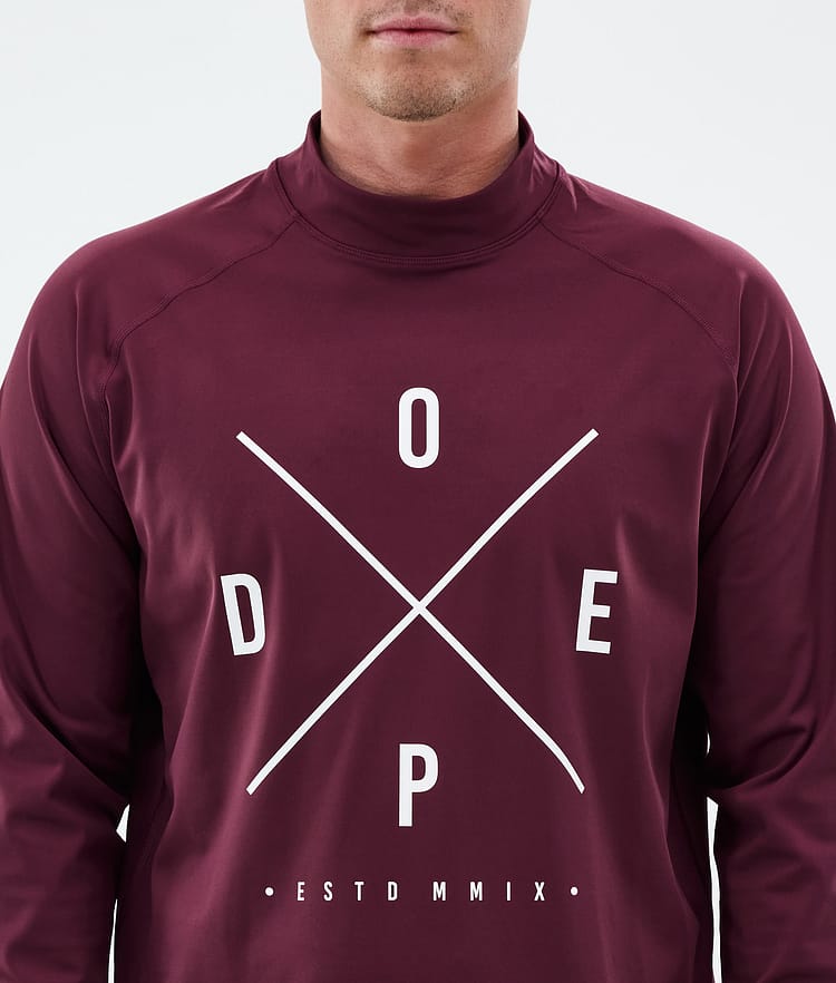 Snuggle Top Termiczny Mężczyźni 2X-Up Burgundy, Zdjęcie 6 z 7