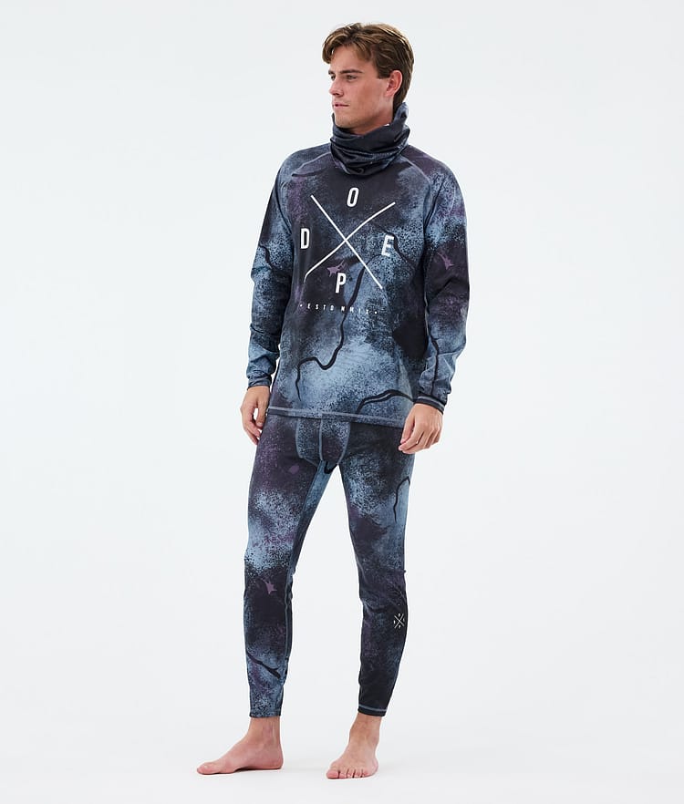 Snuggle Baselayer top Herre 2X-Up Jungle Purple, Billede 3 af 7