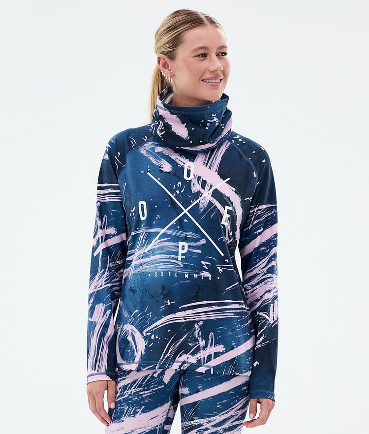 Snuggle W Base Layer Top Women 2X-Up Carvings Pink, Image 1 of 7