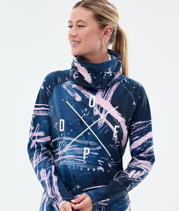 Snuggle W Base Layer Top Women 2X-Up Carvings Pink, Image 2 of 7