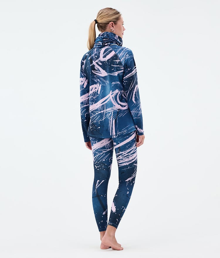 Snuggle W Base Layer Top Women 2X-Up Carvings Pink, Image 4 of 7