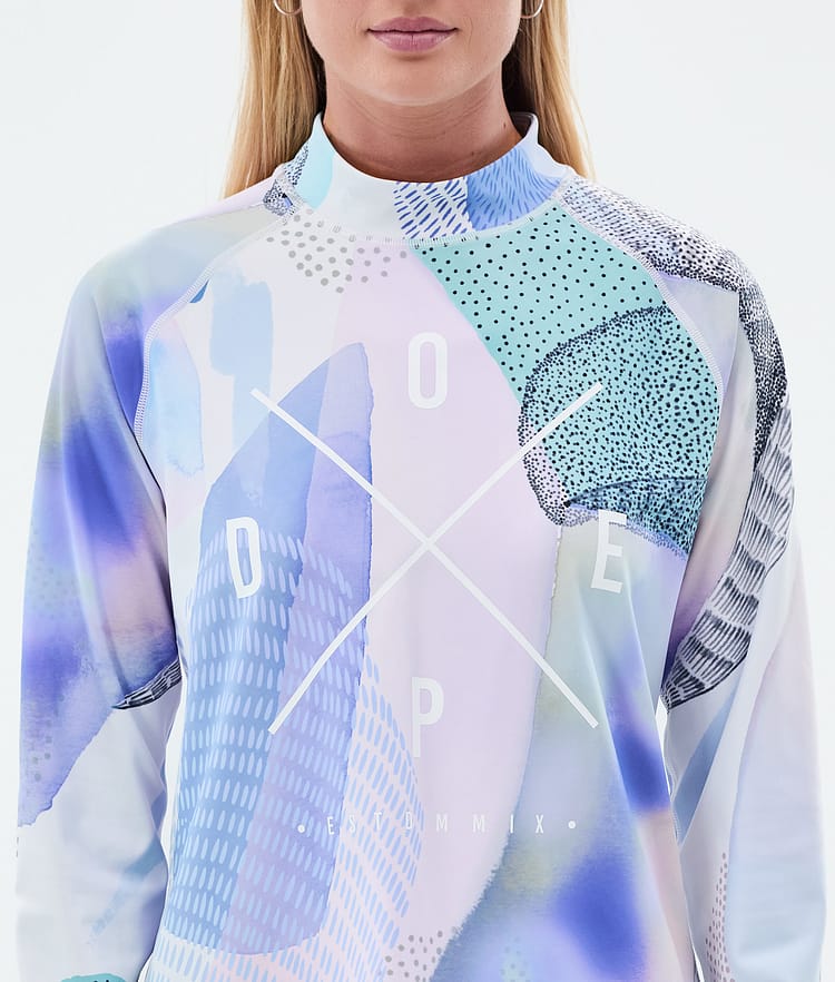 Snuggle W Base Layer Top Women 2X-Up Mist, Image 6 of 7