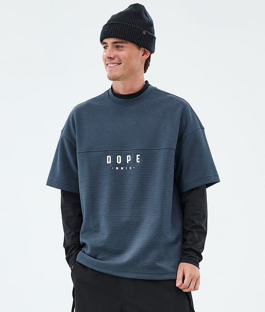 Forge Midlayer T-shirt Men Metal Blue