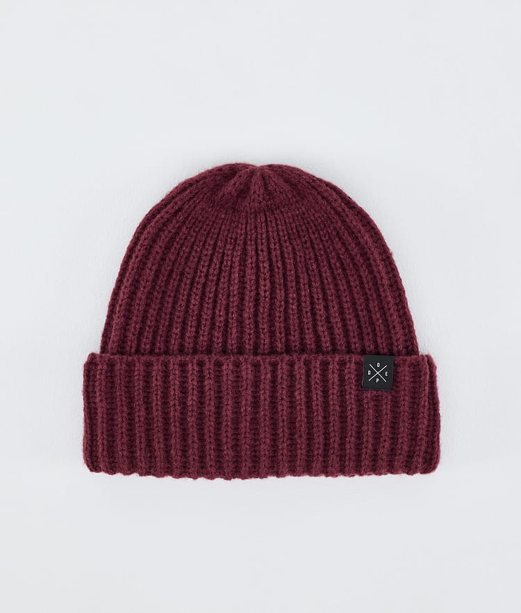 Chunky Beanie Burgundy, Image 1 of 3