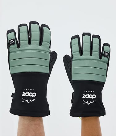 Ace Ski Gloves Faded Green