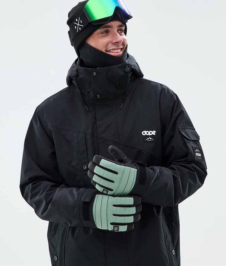 Ace Ski Gloves Faded Green, Image 4 of 4