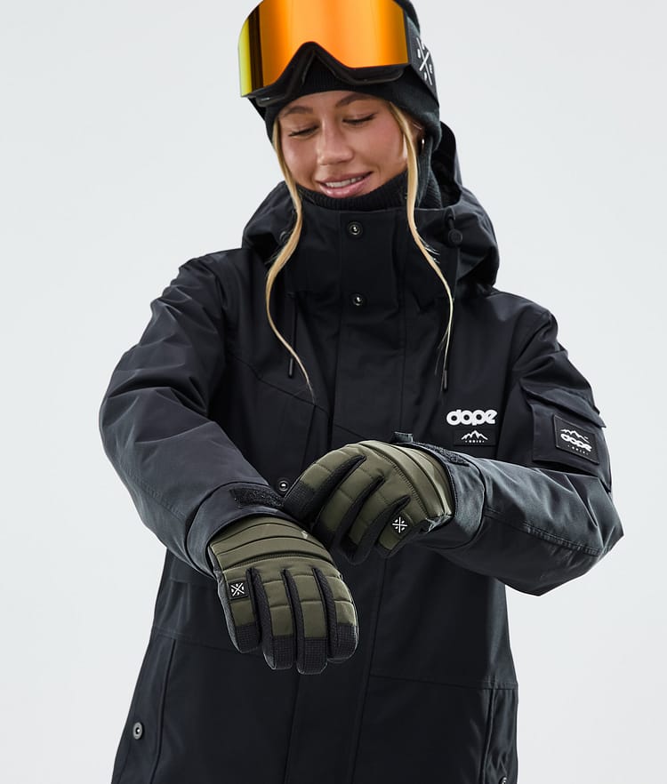 Ace Skihandschuhe Olive Green, Bild 4 von 4