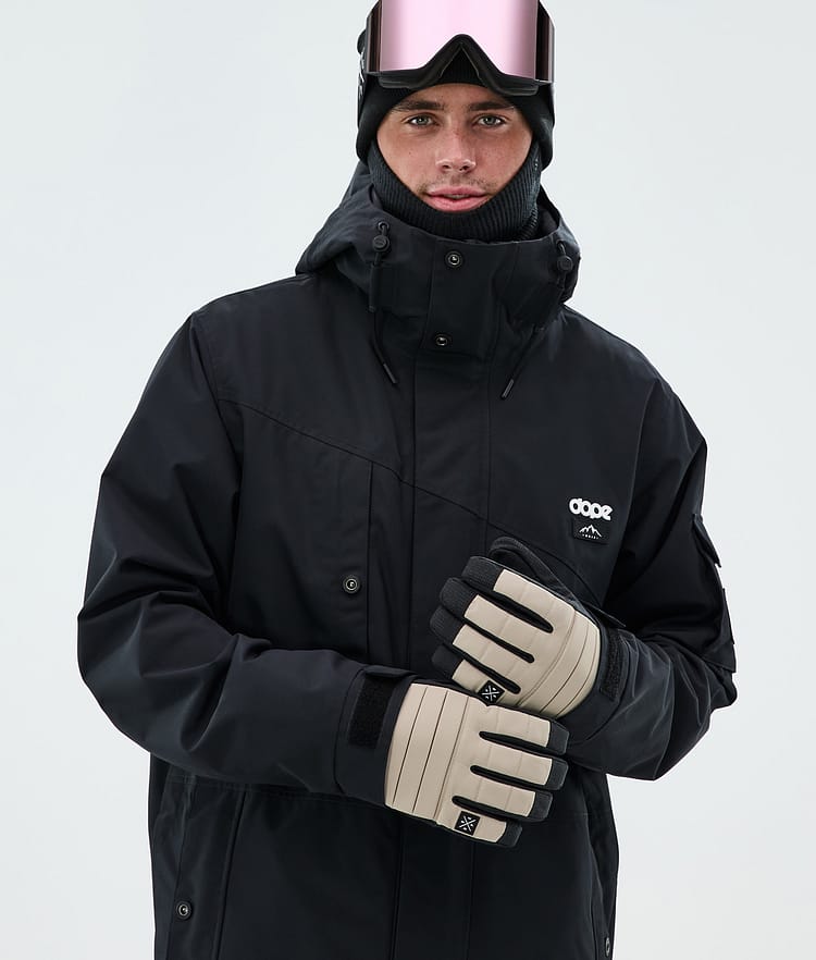 Ace Ski Gloves Sand, Image 3 of 4