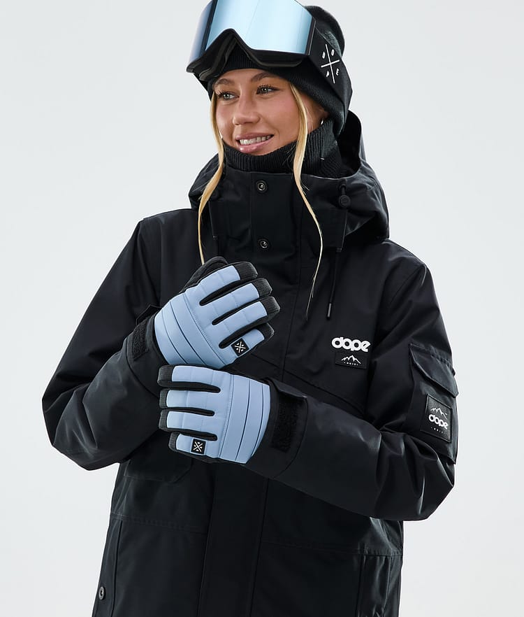Ace Ski Gloves Light Blue, Image 4 of 4