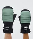 Ace Snow Mittens Men Faded Green