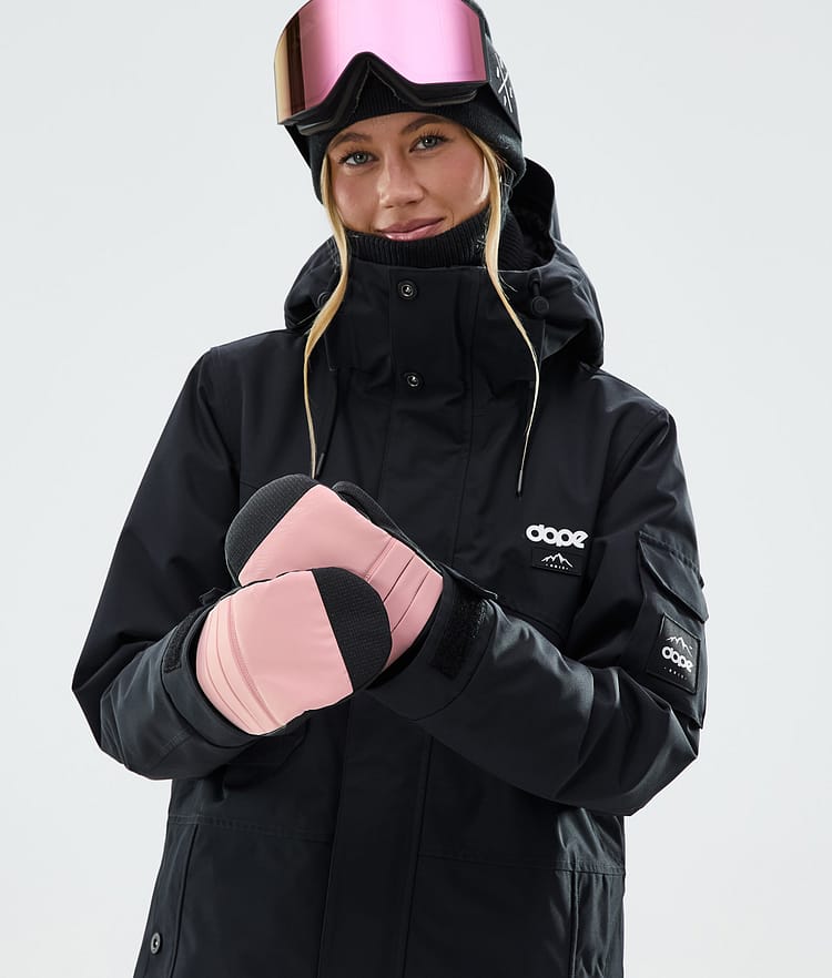 Ace Snow Mittens Soft Pink, Image 3 of 4