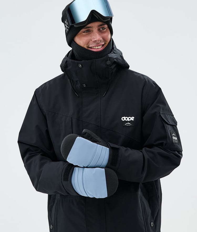 Ace Snow Mittens Light Blue, Image 3 of 4