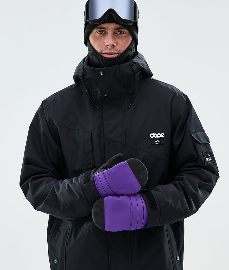 Ace Snow Mittens Vivid Purple, Image 4 of 4