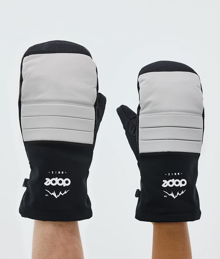 Ace Snow Mittens Light Grey, Image 1 of 4