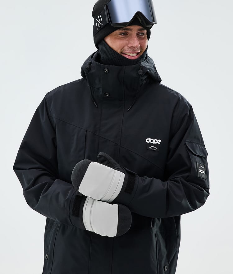 Ace Snow Mittens Light Grey, Image 4 of 4