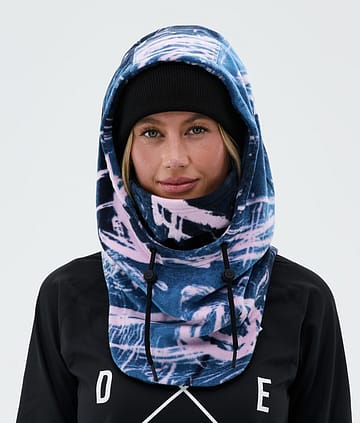 Cozy Hood II Ansiktsmask Carvings Pink