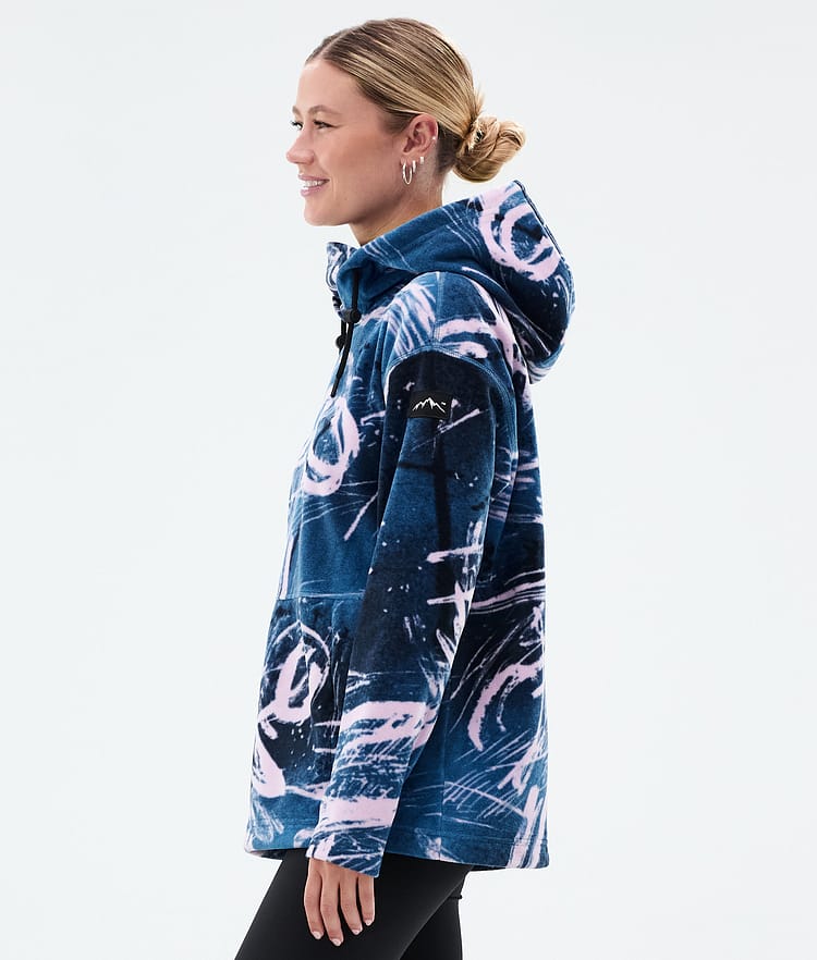 Cozy II W Fleece Hoodie Women Carvings Pink, Image 5 of 7