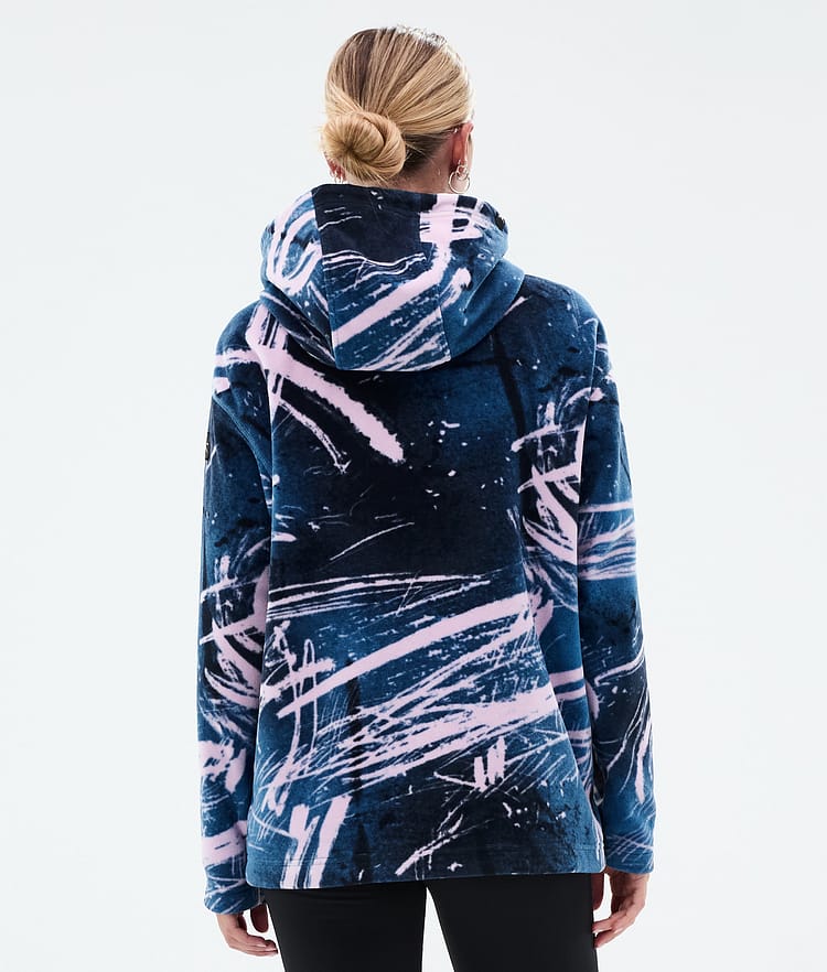 Cozy II W Fleece Hoodie Women Carvings Pink, Image 6 of 7